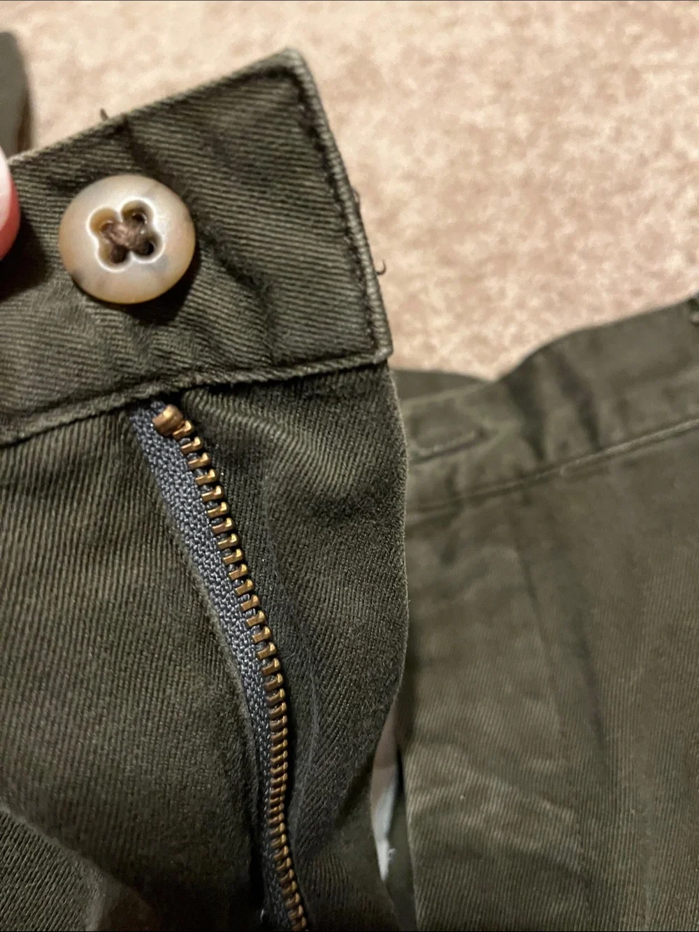 Vintage Banana Republic Men's Dark brown Chinos